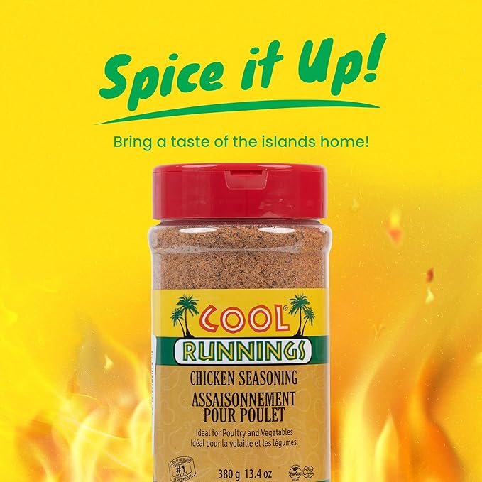 Cool Runnings Chicken Seasoning 380g ??Bold and Savory Blend for Marinating, Roasting, Grilling