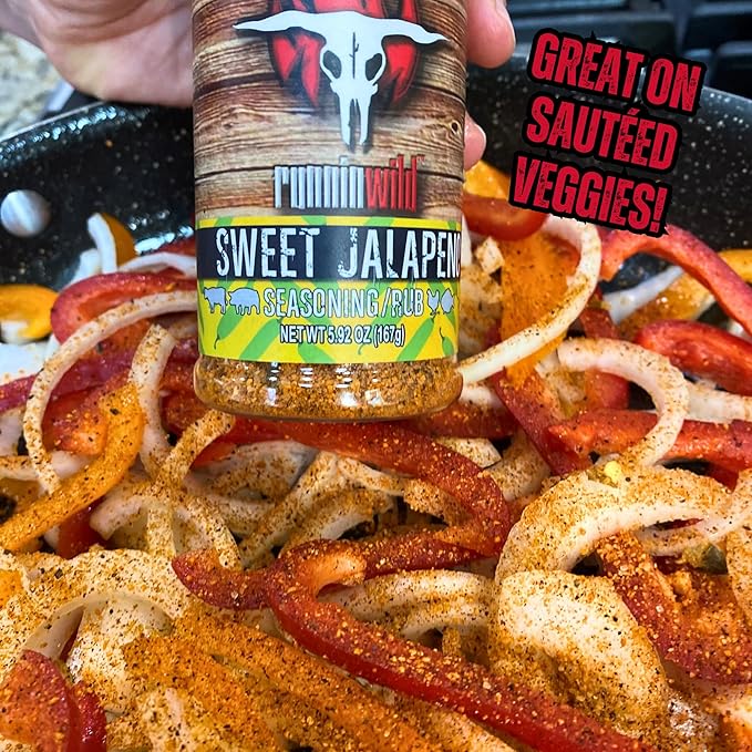 Sweet Jalapeno Seasoning | Premium Sweet and Spicy Rub | Sweet Heat Rub for Beef, Pork, Chicken