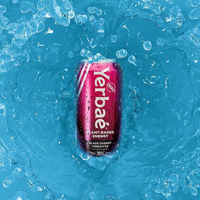 Yerbaé Energy Beverage - Black Cherry Pineapple, 0 Sugar, 0 Calories, 0 Carbs. Yerbae is Energized