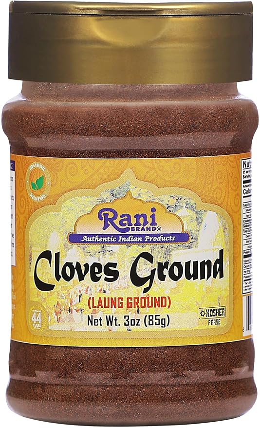 Rani Cloves Powder (Laung) Indian Spice 3oz (85g) PET Jar ~ All Natural, Gluten Friendly | NON-GMO