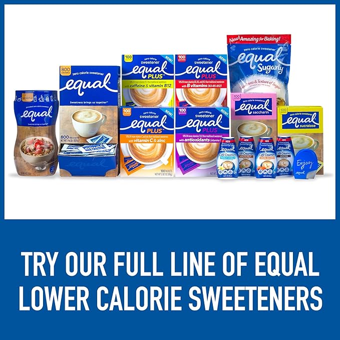 EQUAL Yellow 0 Calorie Sweetener, Sucralose Sugar Substitute, Zero Calorie Sugar Alternative