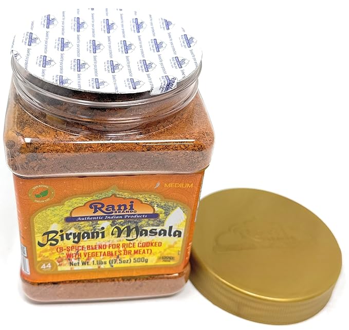 Rani Biryani Masala Curry (7-Spice Blend for Indian Rice Dishes, Pullao/Pilau) 17.5oz (1.1lb) 500g