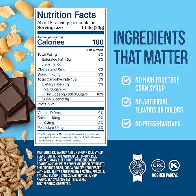 For Noshers Only - Peanut Butter Bites - Kosher Dairy Free Vegan Gluten Free Chocolate Peanut