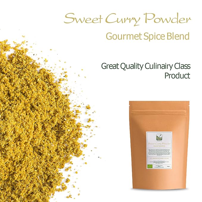 Sweet Curry Powder Indian Organic - Yellow Spice - Organic Yellow Curry Poweder Spice Curry Organic
