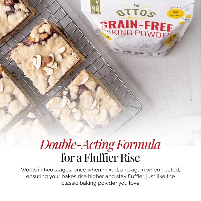 Otto's Naturals Grain-Free Baking Powder, Non-GMO, Corn-Free, Nightshade-Free (Potato-Free)