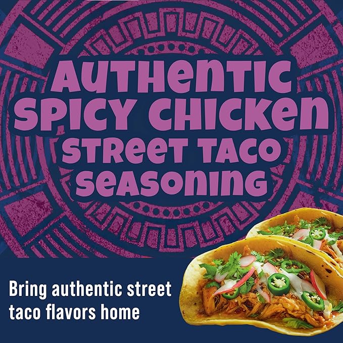Ortega Street Taco Seasoning Mix, Spicy Chicken Taco, 1 Ounce