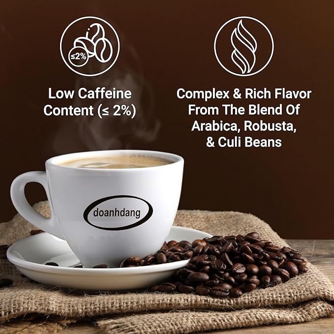 doanhdang - 17 Oz Traditonal Vietnamese Coffee Blend, Arabica, Robusta, Culi with Caramel Ground