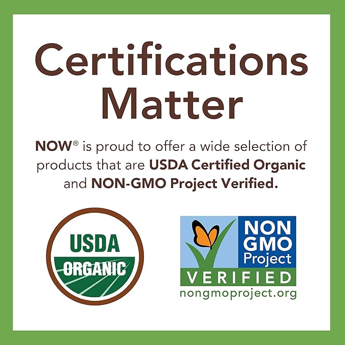 NOW Foods, Certified Organic Maple Syrup, Grade A Dark Color, Certified Non-GMO, Pure, Robust