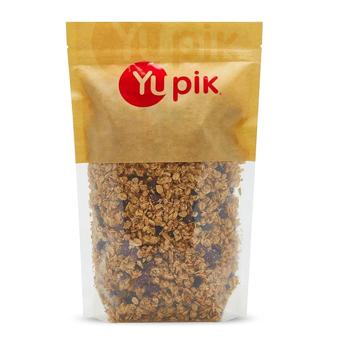 Yupik Granola Cereal, Chunky Berry Patch, 2.2 lb, a granola mix of oats, currants, cranberries, and