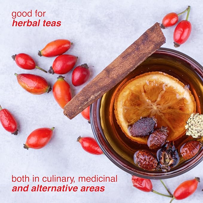 Arashan Whole Dried Rosehips 1 Pound - 100% Natural & Raw with No Additives. Perfect ingredient for