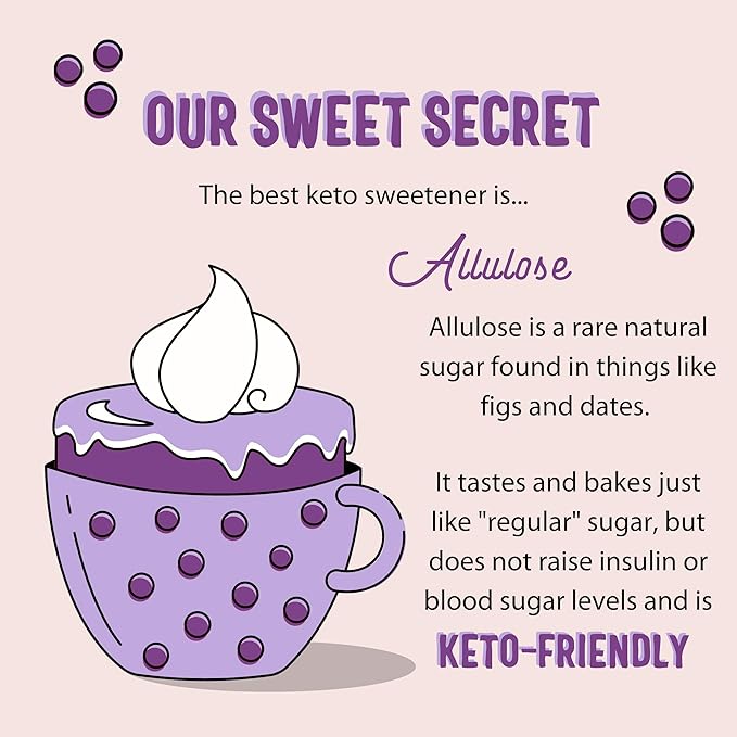 Sweet Logic Keto Baking Mix - Pure Allulose - Gluten-Free - Dairy Free - Diabetic-Friendly All