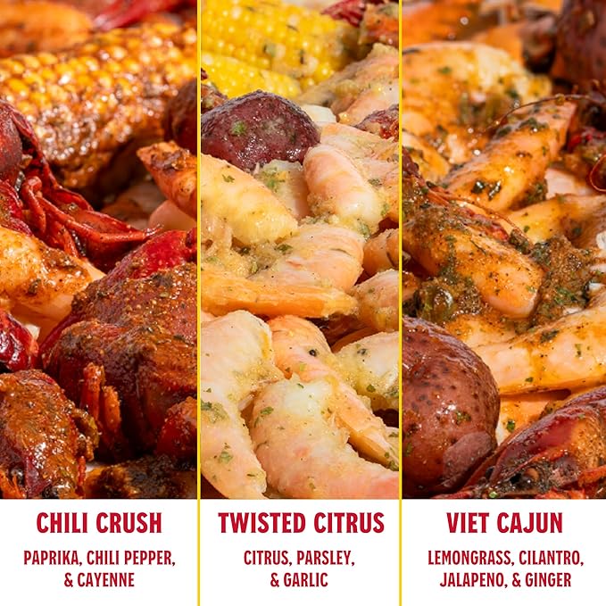 Louisiana Fish Fry Cajun Drip Twisted Citrus Butter Seasoning Mix - Seasoned Butter Sauce for