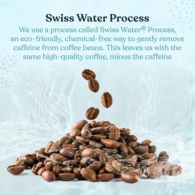 Four Sigmatic Calm Organic Decaf Ground Coffee | Swiss Water Decaf Coffee with Chaga & Reishi