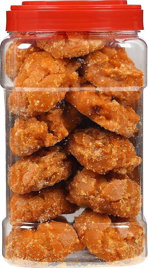 Rani Haldi Gur (Turmeric with Indian Jaggery) Indian Unrefined Raw Cane Sugar 70oz (4.4lbs) 2kg PET