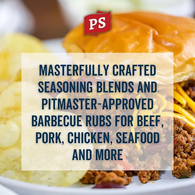 PS Seasoning Texas-Style Brisket Rodeo Rub - Dry BBQ Rubs and Spices for Grilling, Smoking