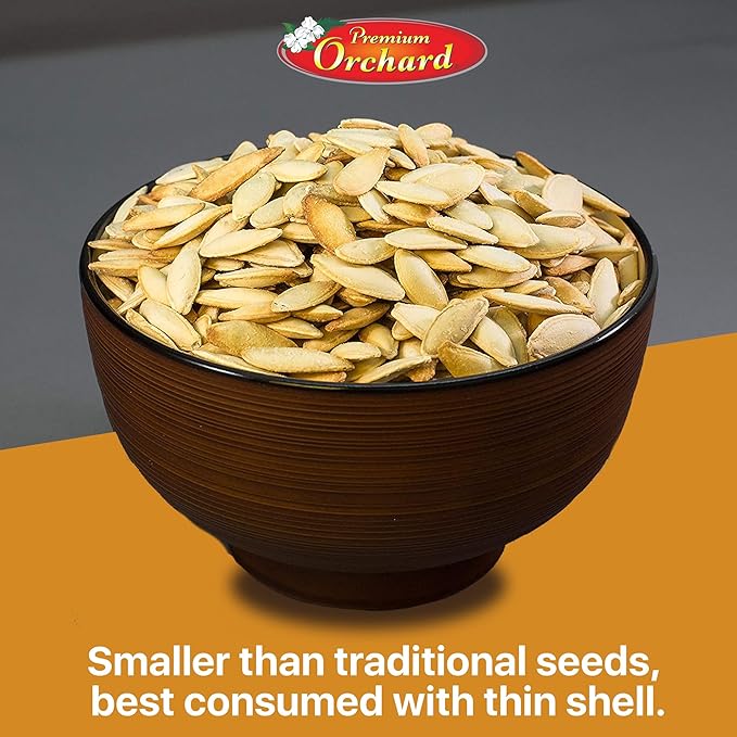 ROASTED PUMPKIN SEEDS to Eat in Shell by Premium Orchards MIXED NUTS - Salted with Sea Salt