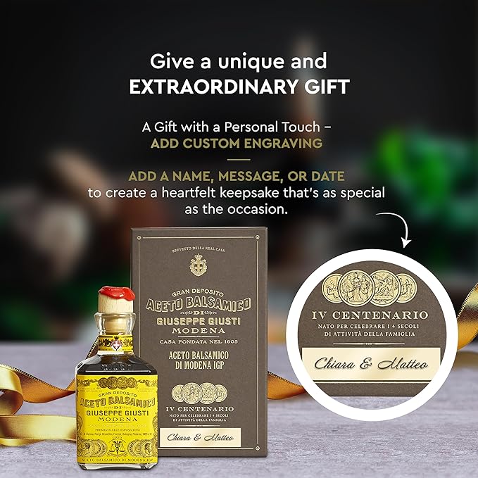 Giusti Balsamic Vinegar of Modena IGP ??Extra Thick & Rich Aceto Balsamico di Modena, Matured in