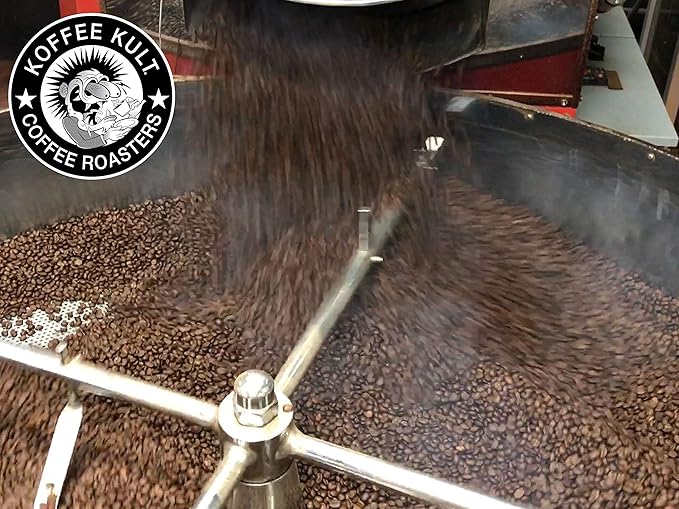 Koffee Kult Thunder Bolt Dark French Roast Whole Bean Coffee - Small Batch 100% Arabica Gourmet