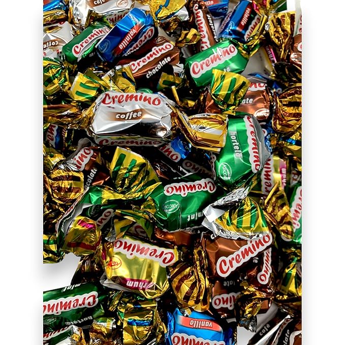 Assorted Toffee Chews-1.5 lbs Chewy Toffee Candy-Individually Wrapped Assortment of Delicious and