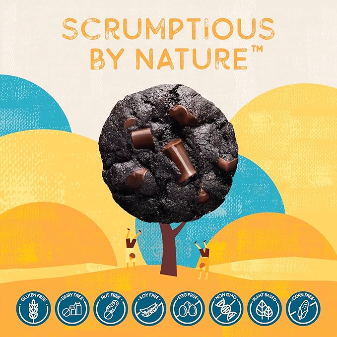 Autumn Sons Baking Co. Gluten Free Double Chocolate Chunk Cookie Mix. Vegan Plant Based Baking Mix.