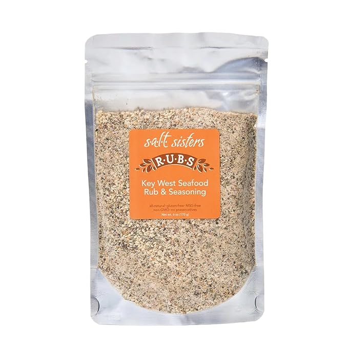 s.a.l.t. sisters Key West Seafood Rub & Seasoning | All-Natural, Gluten Free, MSG Free, Non-GMO |