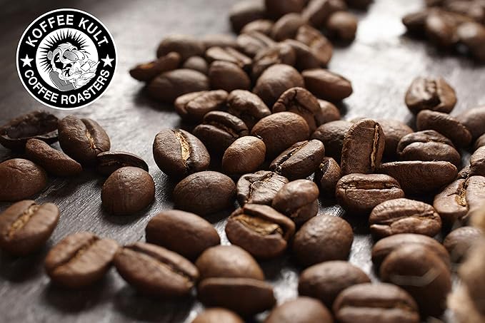 Koffee Kult Thunder Bolt Dark French Roast Whole Bean Coffee - Small Batch 100% Arabica Gourmet