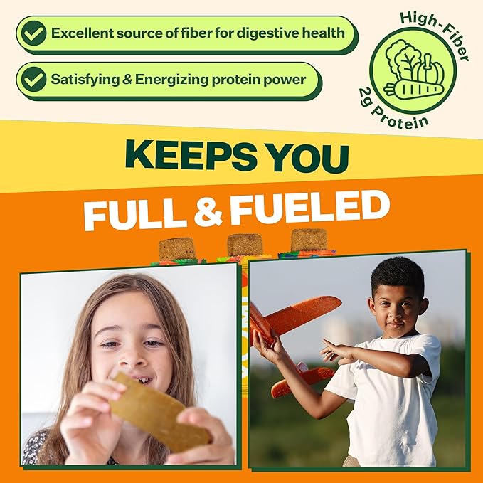 YUMI Organic Breakfast Superbar, Gluten-Free, No Added Sugar, 7+ Vegetables, Soft-Baked Crust