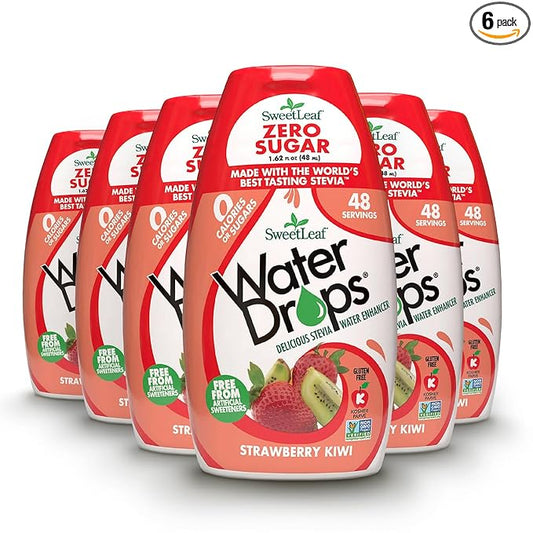 SweetLeaf Water Flavoring Drops - Stevia Water Enhancer, Sugar Free, Zero Calorie Water Additive