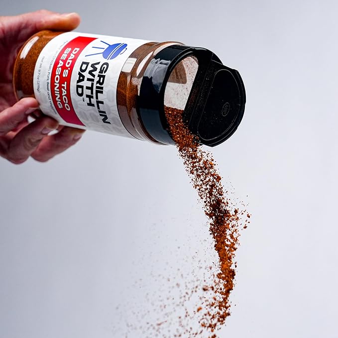 Grillin With Dad Taco Seasoning - Great Tasting Fajita Seasonings - Great Balance of Flavor - Best