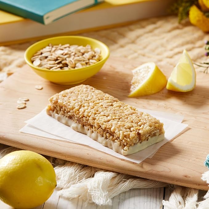 LUNA Bar - LemonZest Flavor - Gluten Free Snack Bars - Non-GMO - Protein Bars - Made with Organic
