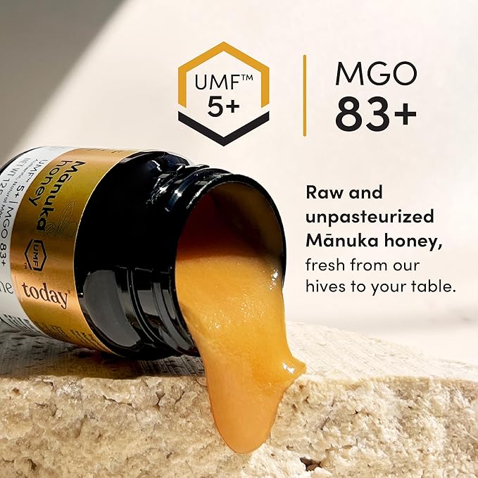 Me Today Manuka Honey, New Zealand Manuka Honey, Authentic, Raw & Unpasteurized Honey | Delicious