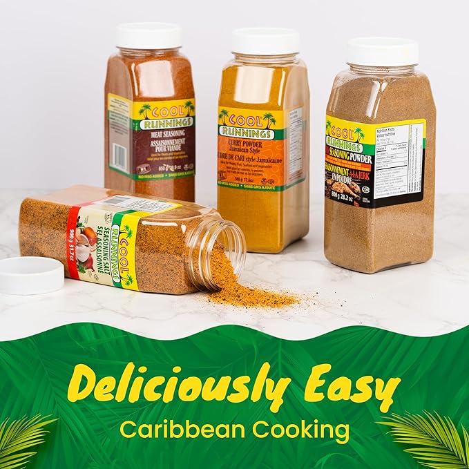 Cool Runnings Seasoning Salt 900g - Perfect for Enhancing Meats, Fries, Vegetables, and Snacks such