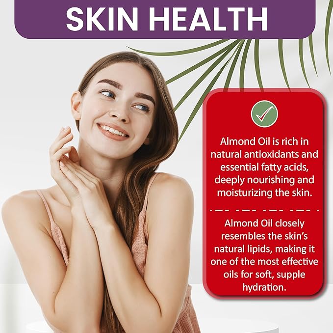 cocojojo Pure Bitter Almond Oil 8 oz Unrefined Cold Pressed Extra Virgin All Natural Perfect for