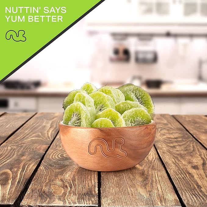 NUT CRAVINGS - Sun Dried Kiwi Slices, Lightly Sweetened (32oz, 2 LB) Bulk Dry Fruits Packed Fresh