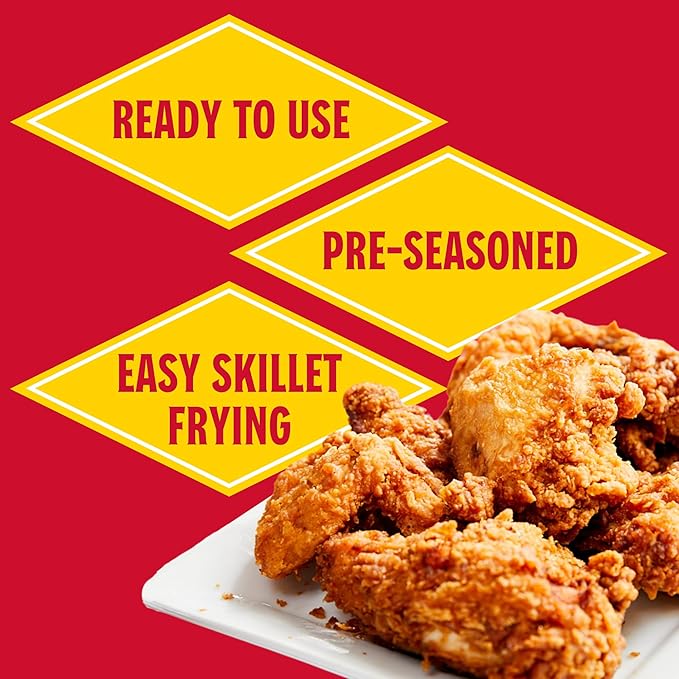 Louisiana Seasoned Chicken Fry Batter Half Gallon - 2.62 lbs - Crispy Southern Coating Mix for