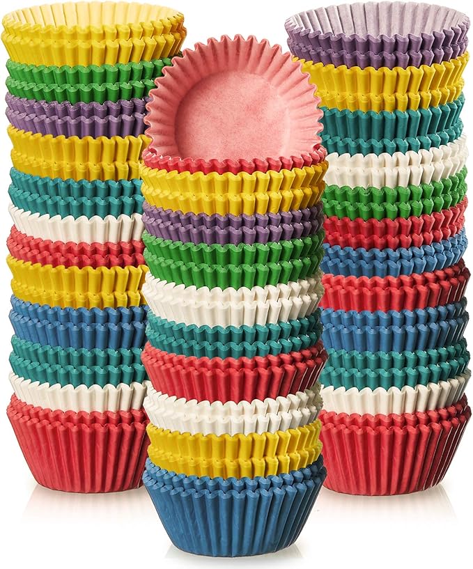 Zonon 1000 Counts Cupcake Liners for Baking Liners Paper Cupcake Wrappers Bulk Cup Cake Cases