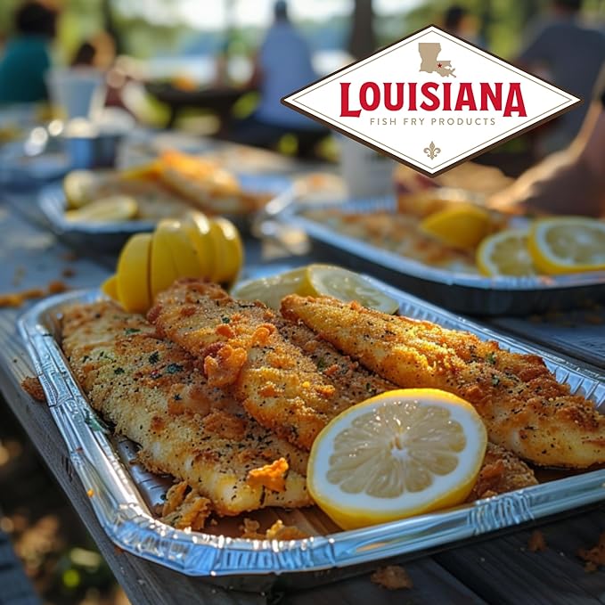Louisiana Fish Fry Products Seasoned Fry Variety Mix - 2 of Each Flavor - Pack of 6 - Southern