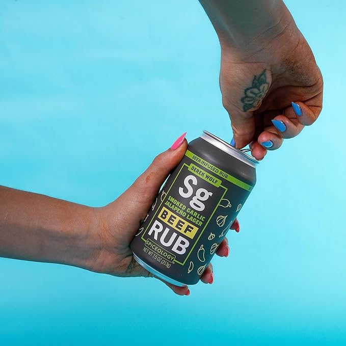 Spiceology & Derek Wolf - Smoked Garlic Jalapeno Lager - Beer-Infused Barbecue Rubs, Spices and