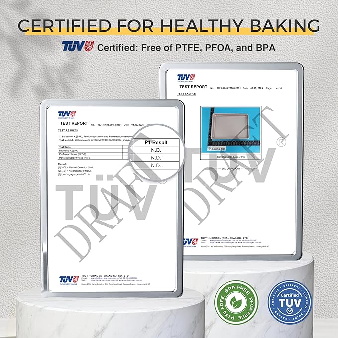 Cookie Sheets for Baking Nonstick - HONGBAKE Baking Sheet Pan Set of 3, Half/Quarter/Jelly Roll Pan