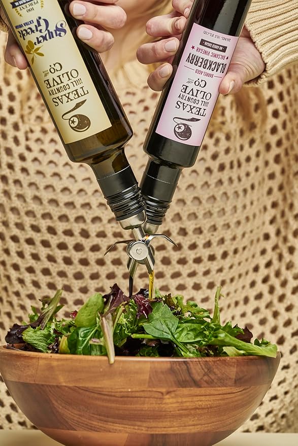 Texas Hill Country Olive Co Super Greek Extra Virgin Olive Oil - Cold Pressed EVOO Gourmet Olive