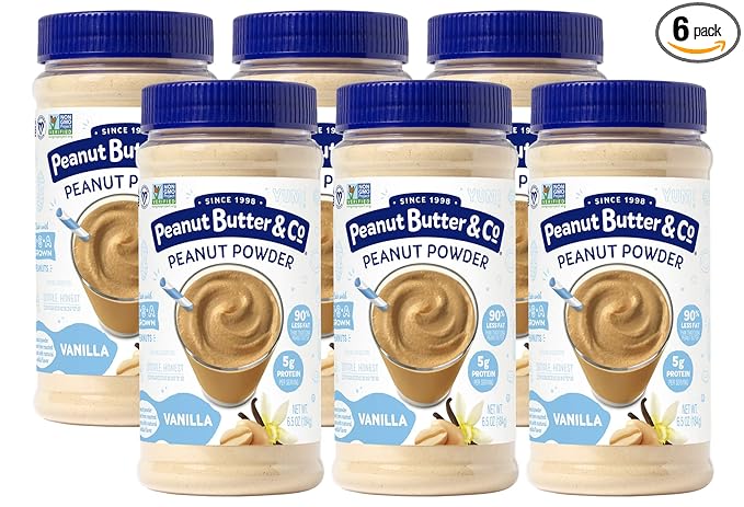 Peanut Butter & Co. Vanilla Peanut Powder, Non-GMO Project Verified, Gluten Free, Vegan, 6.5 Ounce