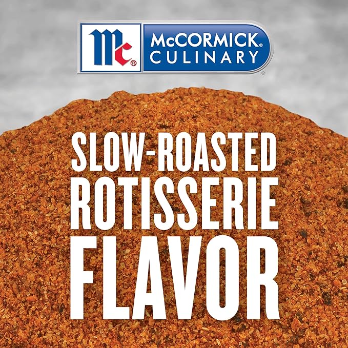 McCormick Culinary Rotisserie Chicken Seasoning, 6.5 lb (Pack of 3) - Three 6.5 Pound Containers of