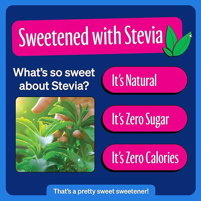 Zevia Zero Sugar Soda, Cherry Cola, 12 oz Cans (24-Pack) ??Naturally Sweetened, Non-GMO Project