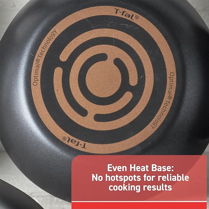 T-fal Signature Nonstick Cookware Set 12 Piece, Oven Broiler Safe 350F, Pots and Pans, Kitchen