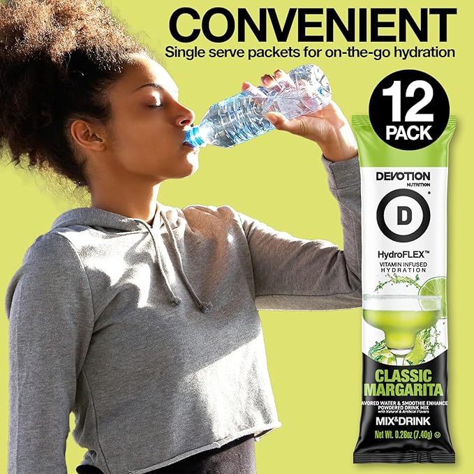 Devotion Nutrition HydroFLEX Water Flavoring Packets ??Sugar-Free Hydration with Vitamins &