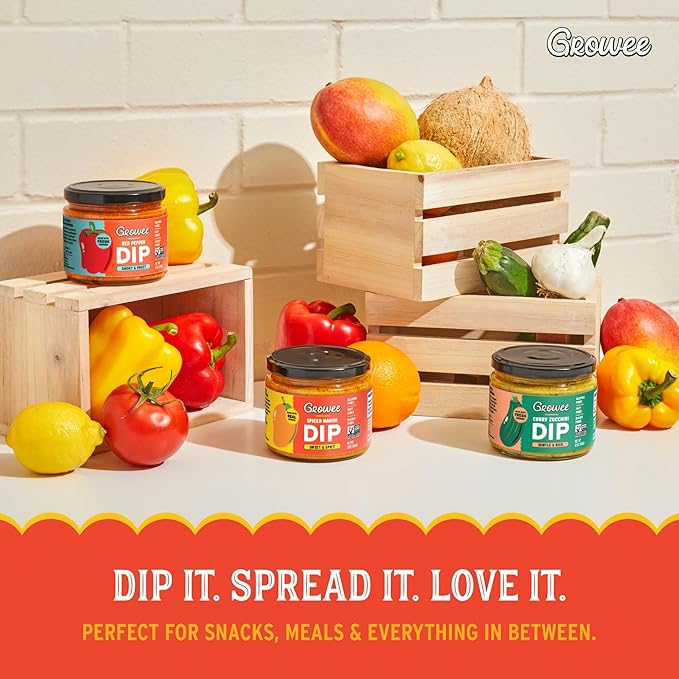 Growee Vegan Chip Dip & Queso Trio ??Dairy-Free Mayo & Salad Dressing Substitute ??Gluten-Free