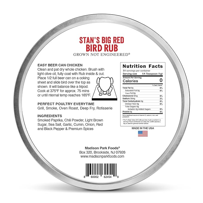 2 Pack of Perfet Poultry Pack - Chairman of the Bird Gourmet Turkey Rub + Stan's Premiun Chicken