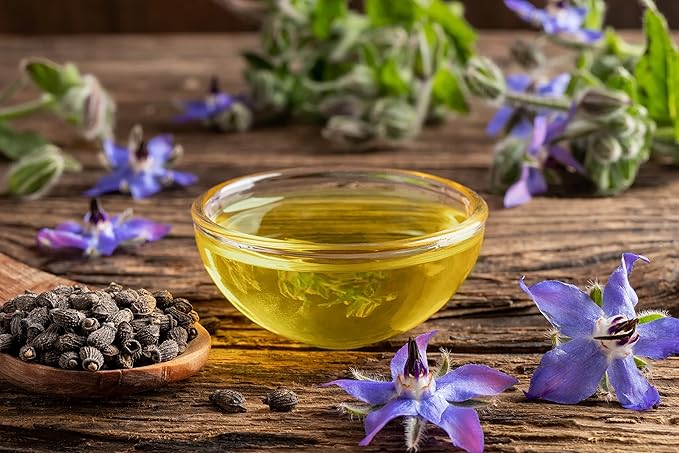 OPO Borage Seed Oil - 32 oz - Pure Unrefined Non GMO, High GLA, Bulk Natural Carrier Oil