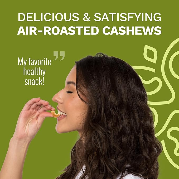 Karma Nuts Olive Oil & Sea Salt Whole Cashews (7 oz, Pack of 1) ??Roasted Cashews, Healthy Snacks