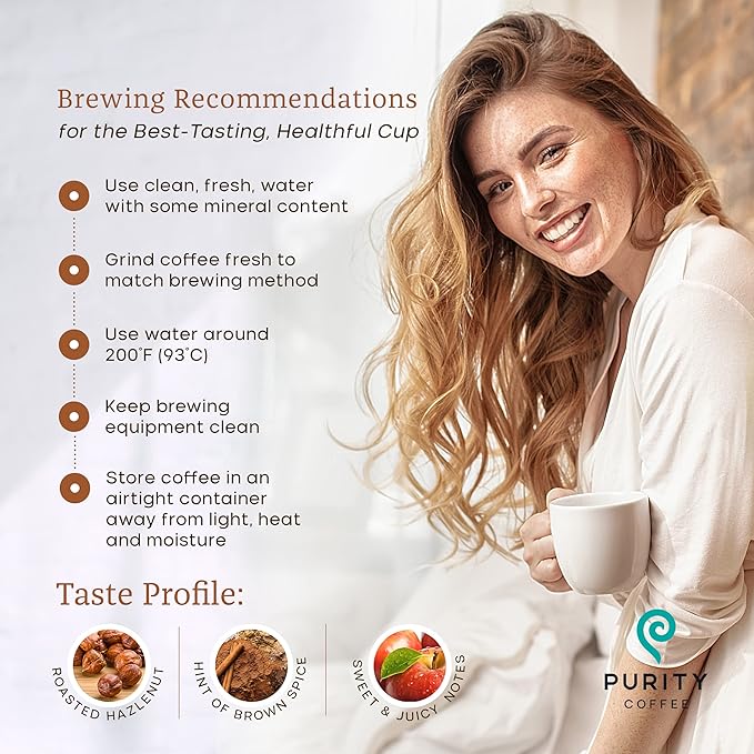 Purity Coffee PROTECT Highest Antioxidant Light-Medium Roast - USDA Certified Organic Specialty